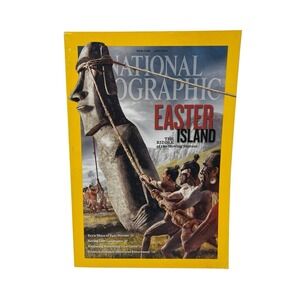National Geographic Magazine July 2012 Easter Island, Ice Caves, Russian‎ Summer